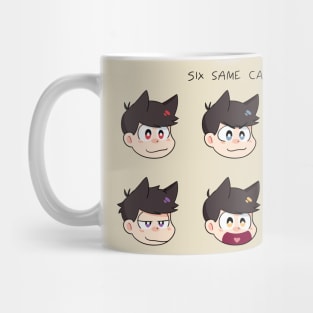 Six Same Cats ver.1 Mug